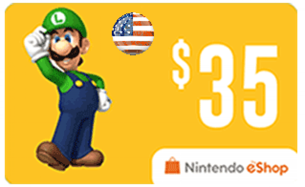  رصيد نينتيندو سويتش بقيمة 35$ - أمريكي - [ مفتاح ] 