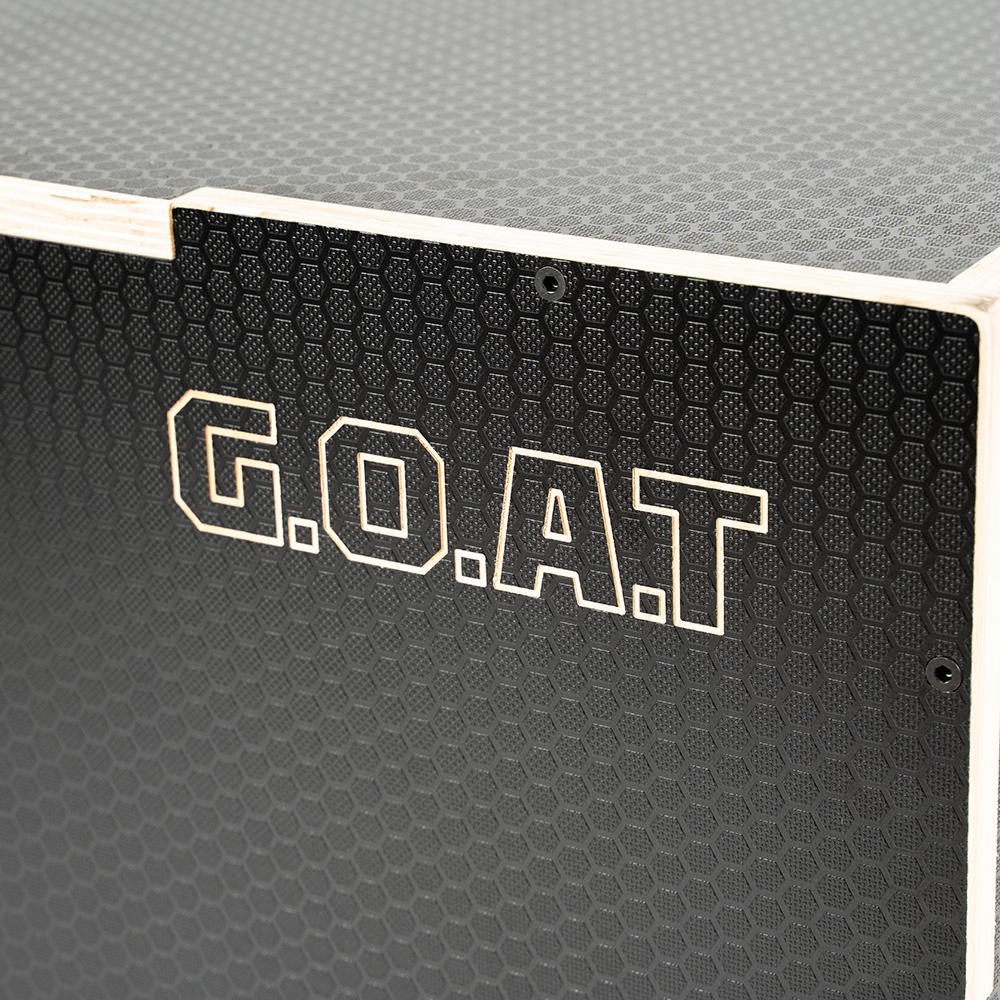 GOAT صناديق لتمارين القفز الخاصة بالجيم لون اسود 