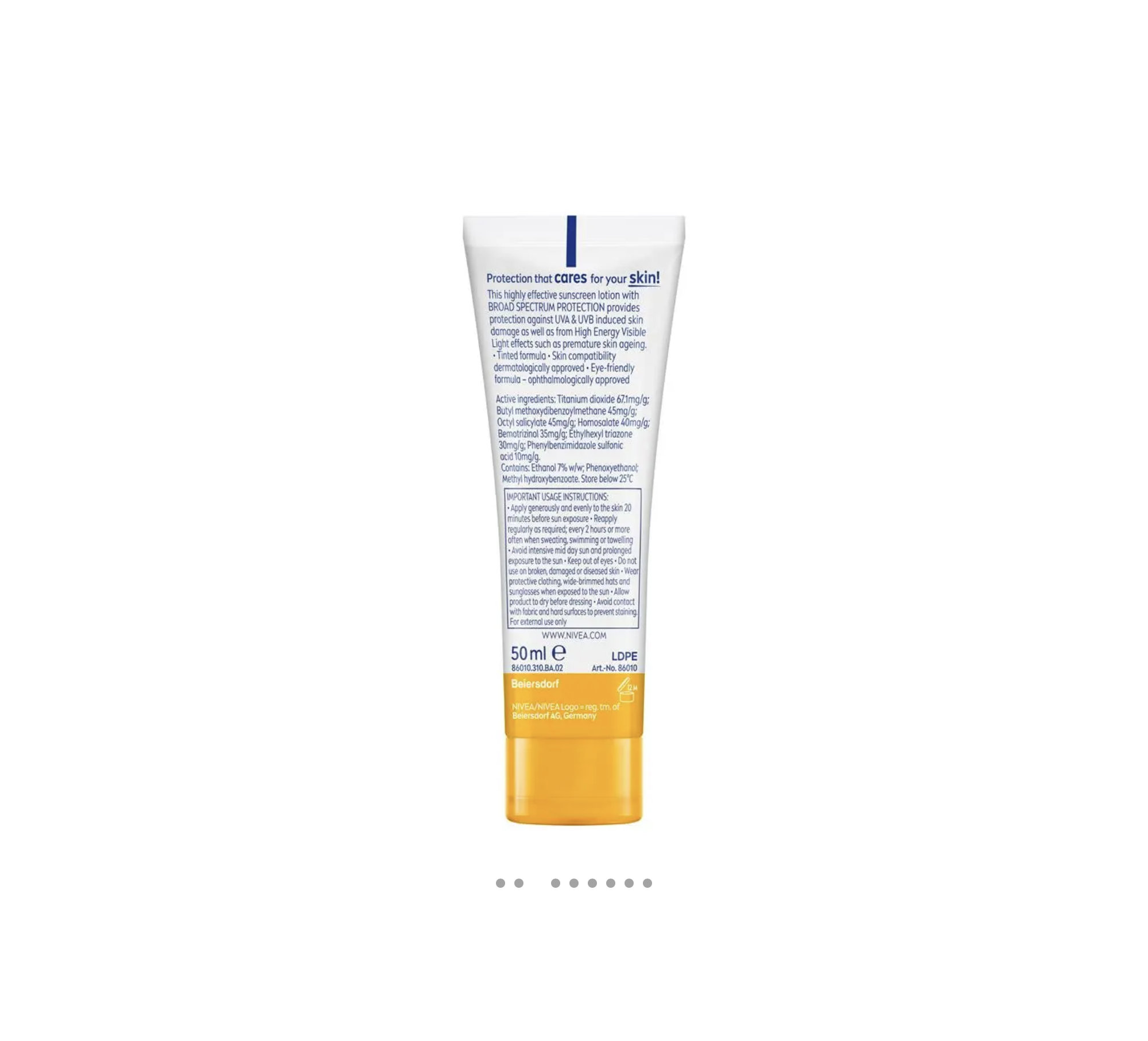  نيفيا صن يو في للوجه كريم BB ملون SPF 50+ ‏50 مل 