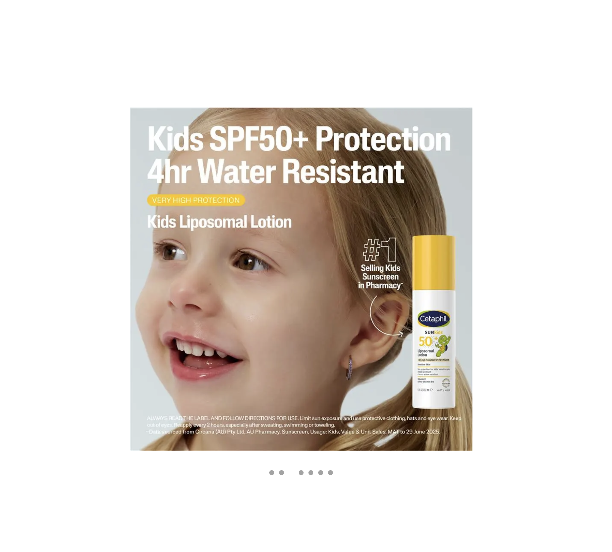  سيتافيل صن لوشن ليبوسومال للأطفال SPF 50+ ‏150 مل 