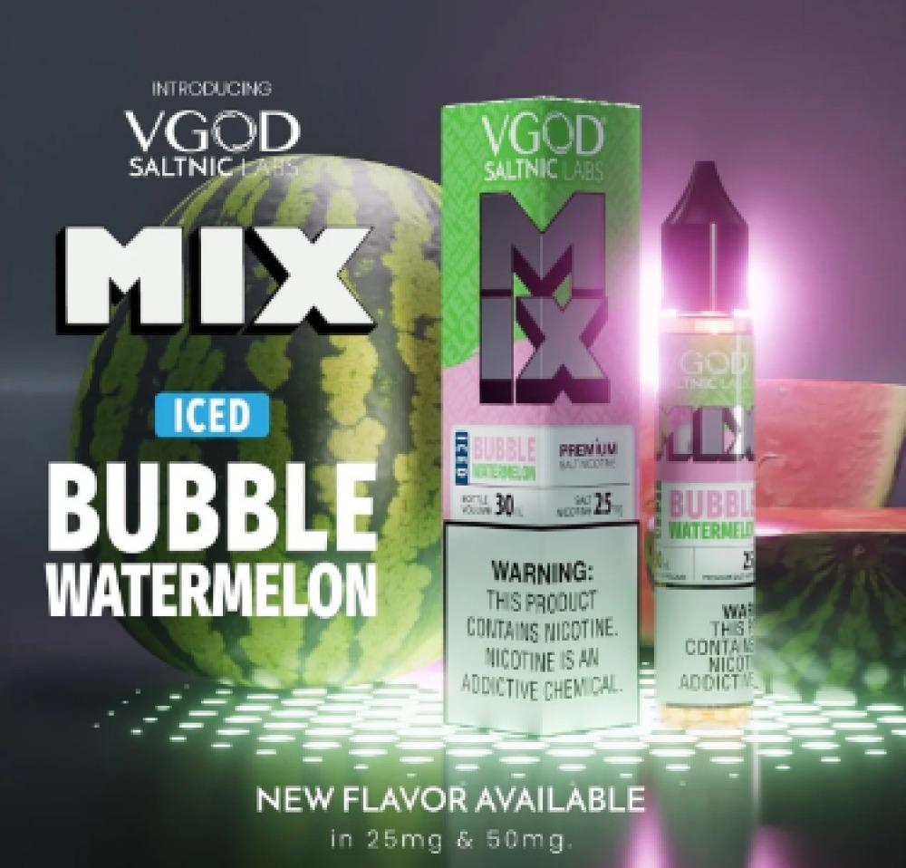 نكهة سولت فيقود علكة بطيخ ايس VGOD MIX Bubble Watermelon ICE