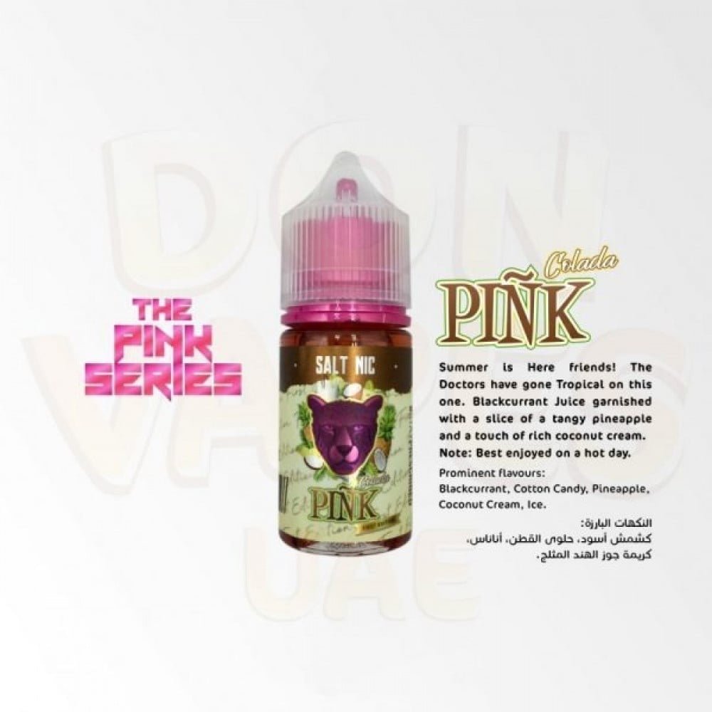 نكهة سولت النمر الوردي فاكهة استوائية بنكهة جوز الهند DR. Vapes Pink P
