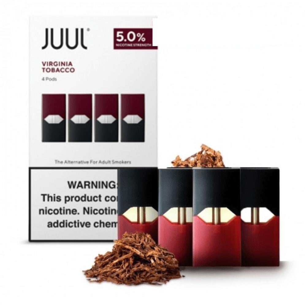 بودات جول معباة بنكهة فرجينيا توباكو - JUUL Pods Virginia Tobacco