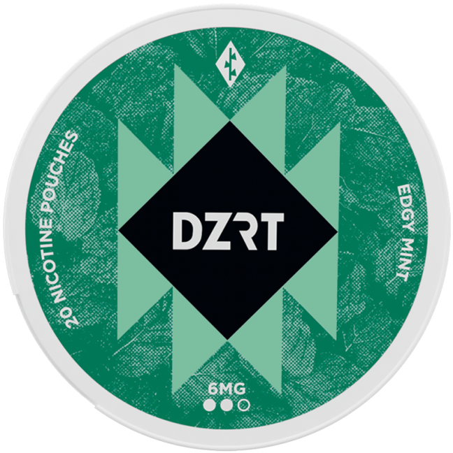 دزرت ايدجي منت نعناع اظرف نيكوتين DZRT Edgy Mint Nicotine pouches