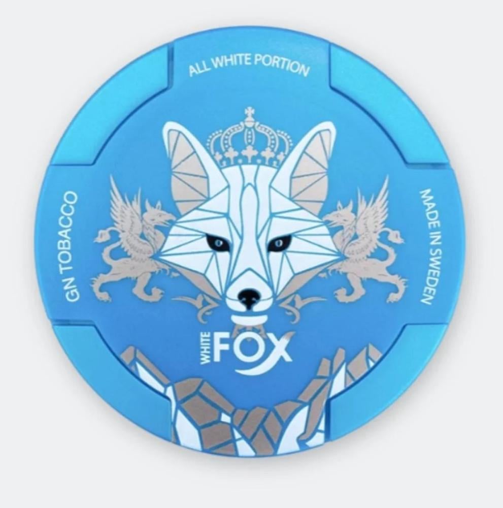 وايت فوكس اظرف نيكوتين نعناع بارد White Fox Nicotine Pouches White Fox