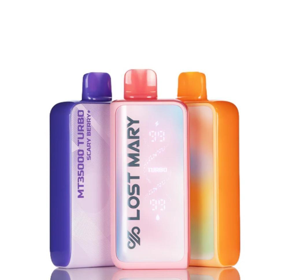 LOST MARY TURBO سحبة سيجارة لوست ماري تيربو 35000 شفطة 50 نيكوتين عدة 