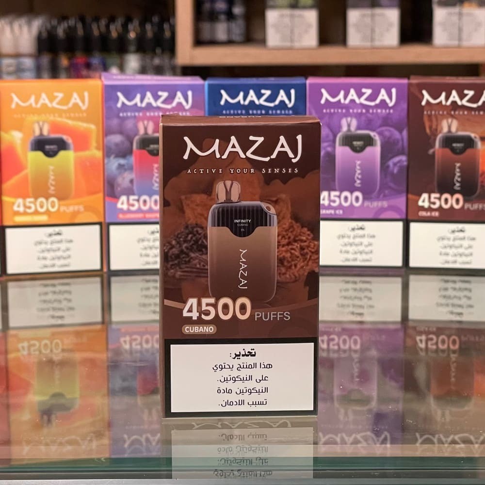 سحبة مزاج انفينيتي 4500 موشة كوبانو Mazaj Infinity 4500 Puff CUBANO