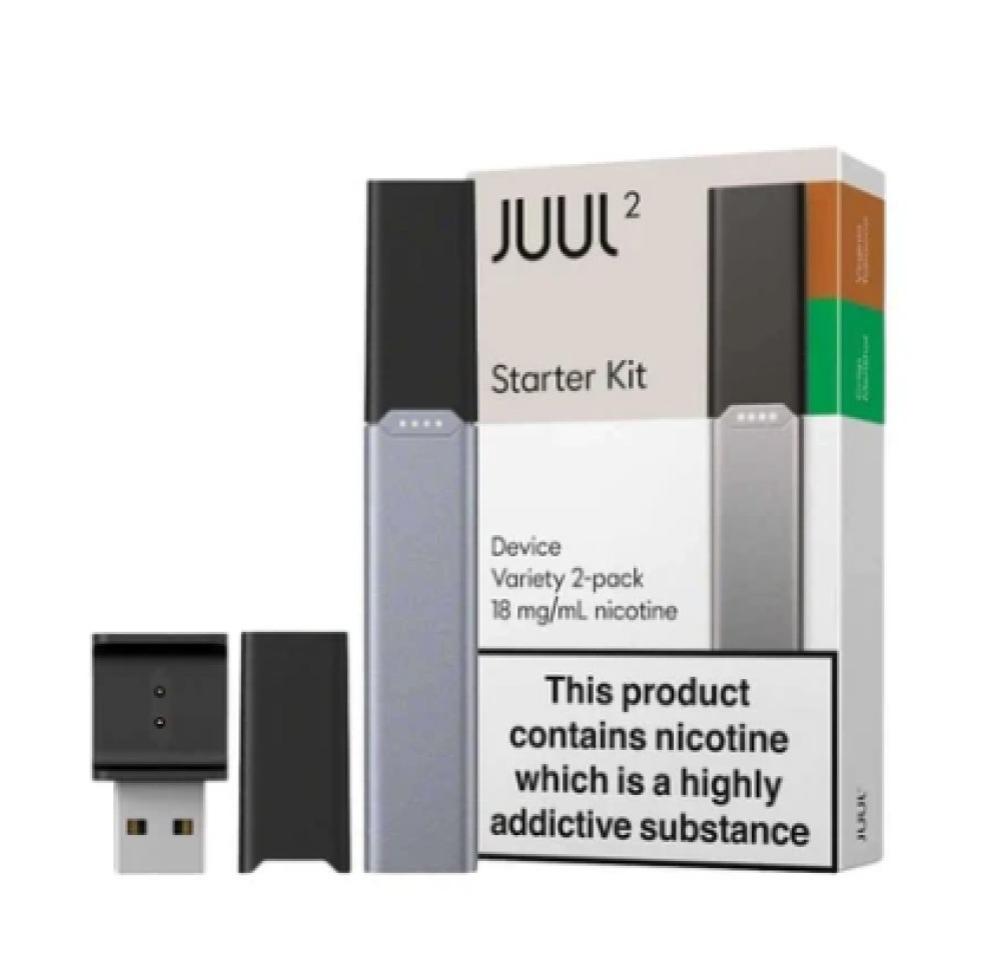 سحبة جول 2 الاصدار الثاني مع 2 بودات Juul 2 Starter Kit