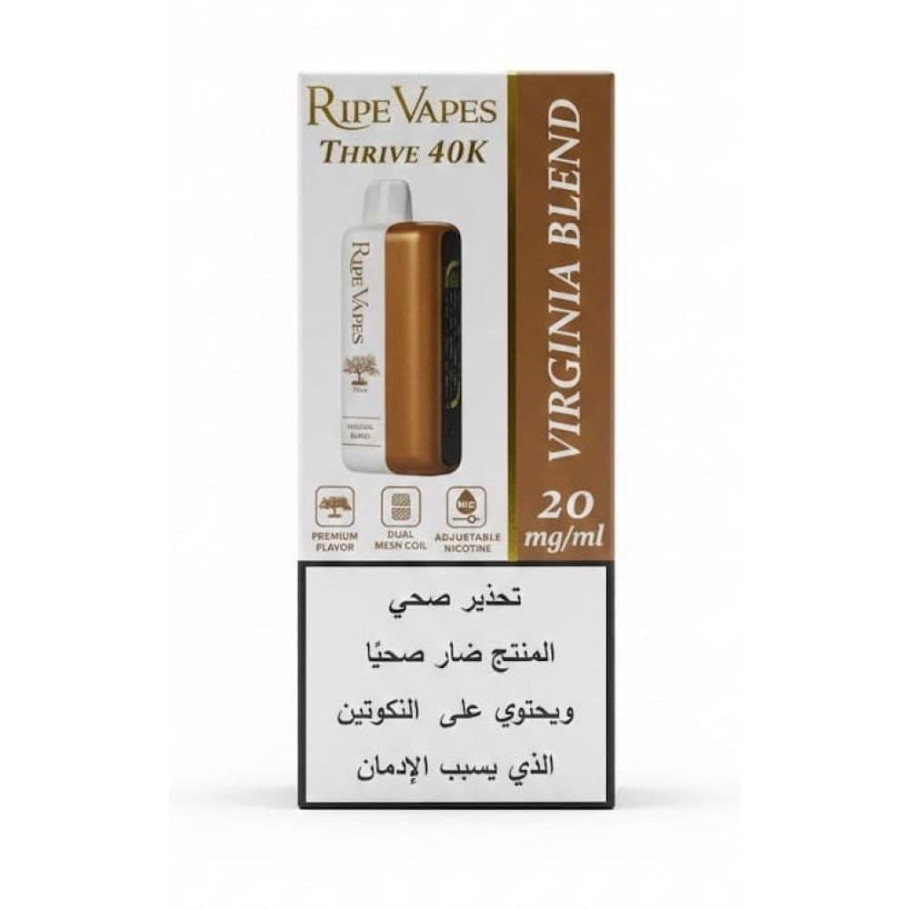 THRIVE حبة سيجارة عدة نكهات رايب فيب ثرايف 40000 شفطة 50 20 نيكوتين