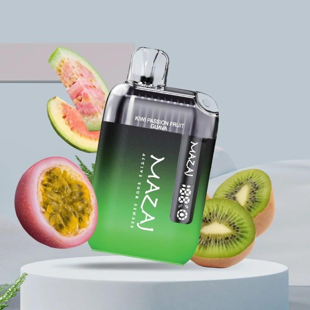 مزاج 9000 سحبة مكس فواكهة استوائية جوافة MAZAJ 9000 PUFFS KIWI PASSION