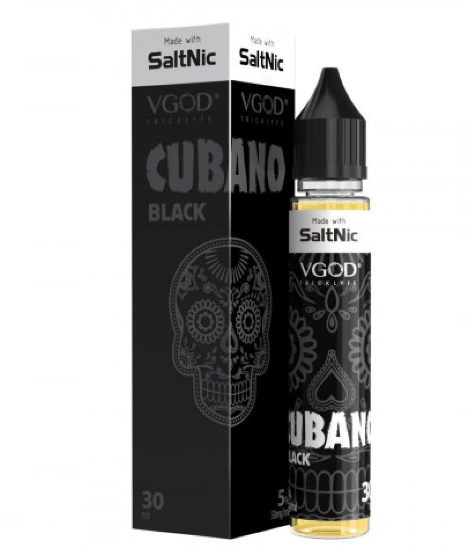 نكهة سولت السيجار الكوبي بالكريمة أسود Cubano Black VGOD