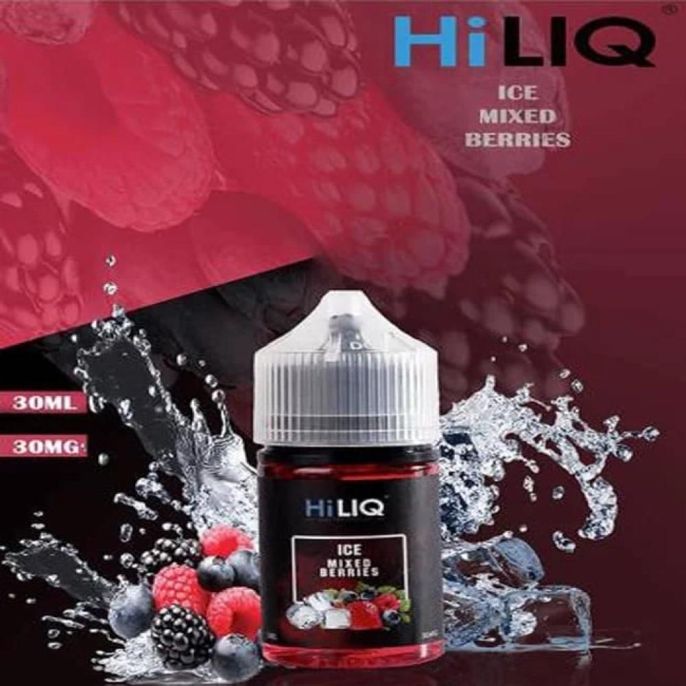نكهة سحبة هاي لك بطعم مكس التوت سولت نيكوتين 30 مل- HILIQ MIX BERRY IC