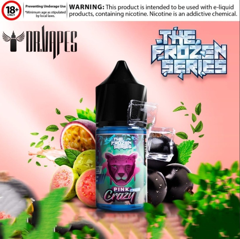 نكهة سولت بينك كريزي فروزين بارد -Pink Panther Pink Frozen Crazy Salt
