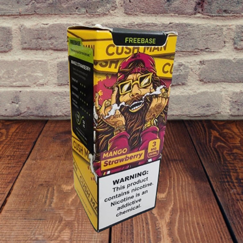 نكهة ناستي كاش مان مانجو و فراولة MANGO STRAWBERRY BY CUSH MAN 60ML