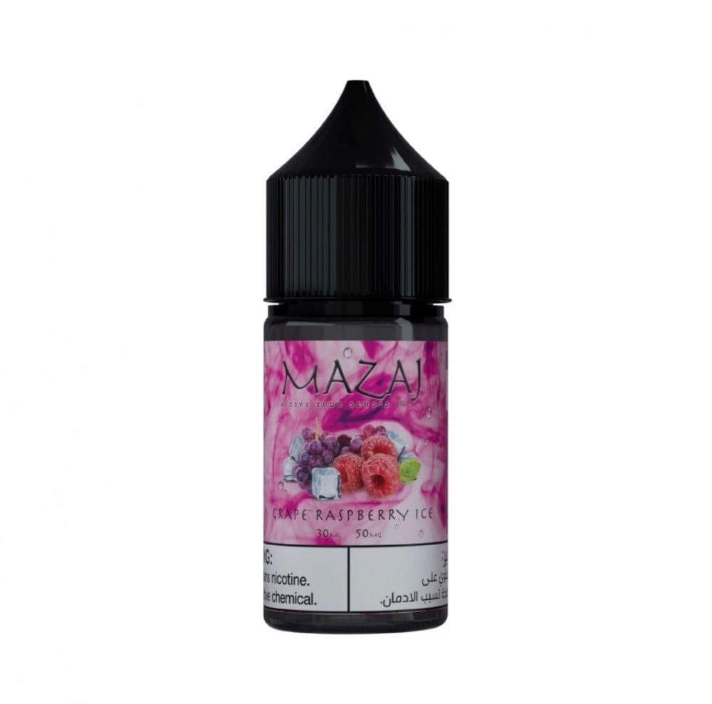 نكهة سولت مزاج معسل عنب توت ايس MAZAJ Grape Raspberry ICE