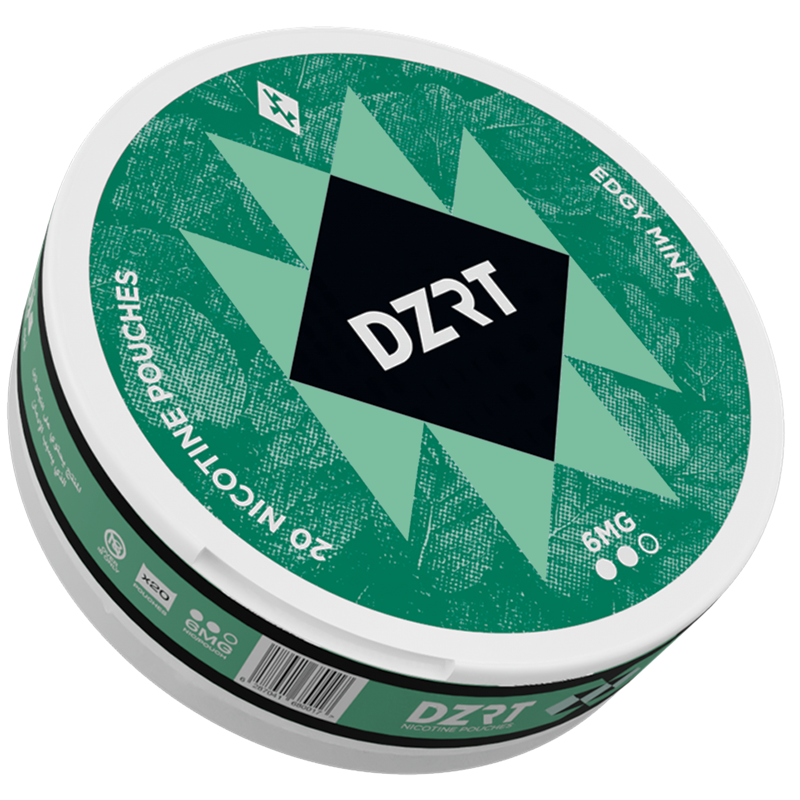 دزرت ايدجي منت نعناع اظرف نيكوتين DZRT Edgy Mint Nicotine pouches