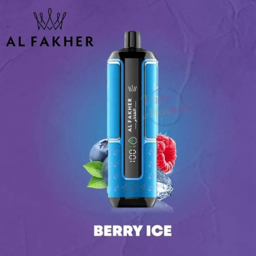 كراون بار الفاخر 15000 سحبة بطعم بيري ايس AL FAKHER CROWN BAR HYPERMAX