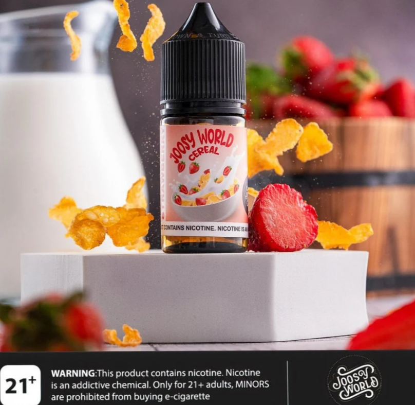 نكهة سولت كورنفلكس فراولة JOOSY WORLD CEREAL Strawberry salt