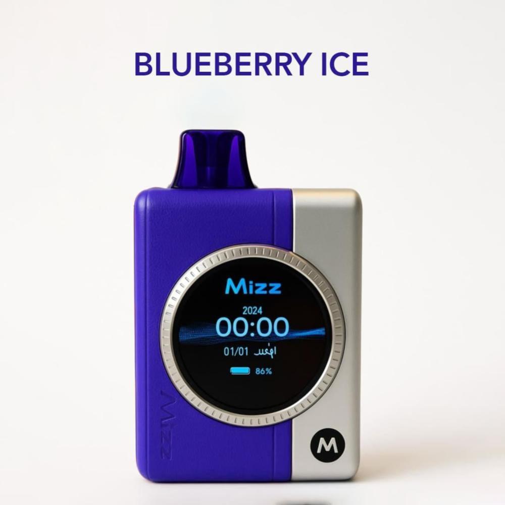 بودات مز ام ون 18000 موشة توت ازرق مثلج MIZZ M1 POD 18000 PUFFS BLUEBE