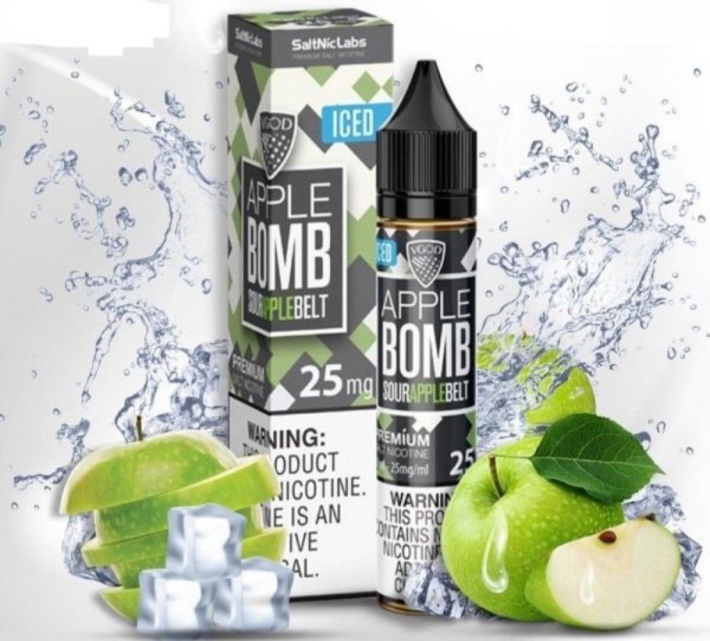 نكهة سولت بومب تفاح بارد Bomb Apple VGOD ICED