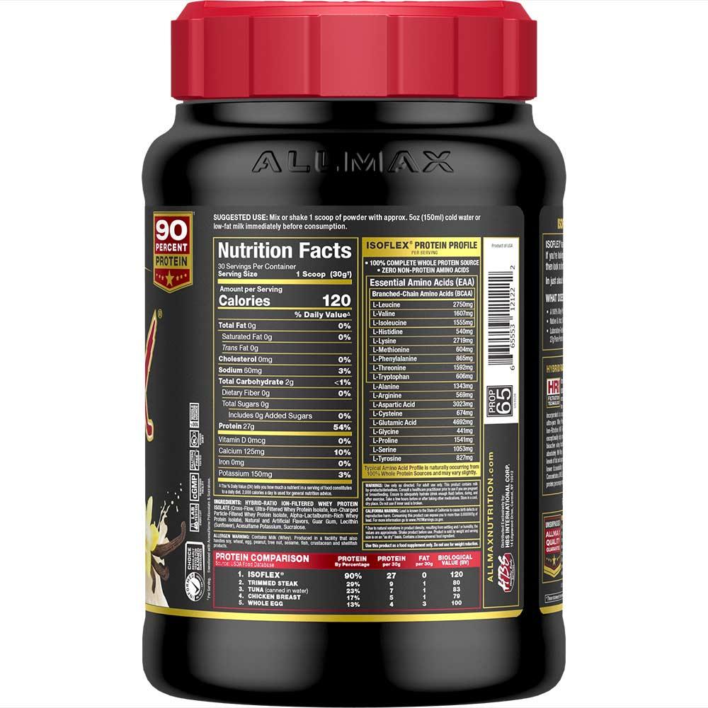  زبدة الفول السوداني بالشوكولاتة من Allmax Isoflex، 2 رطل 