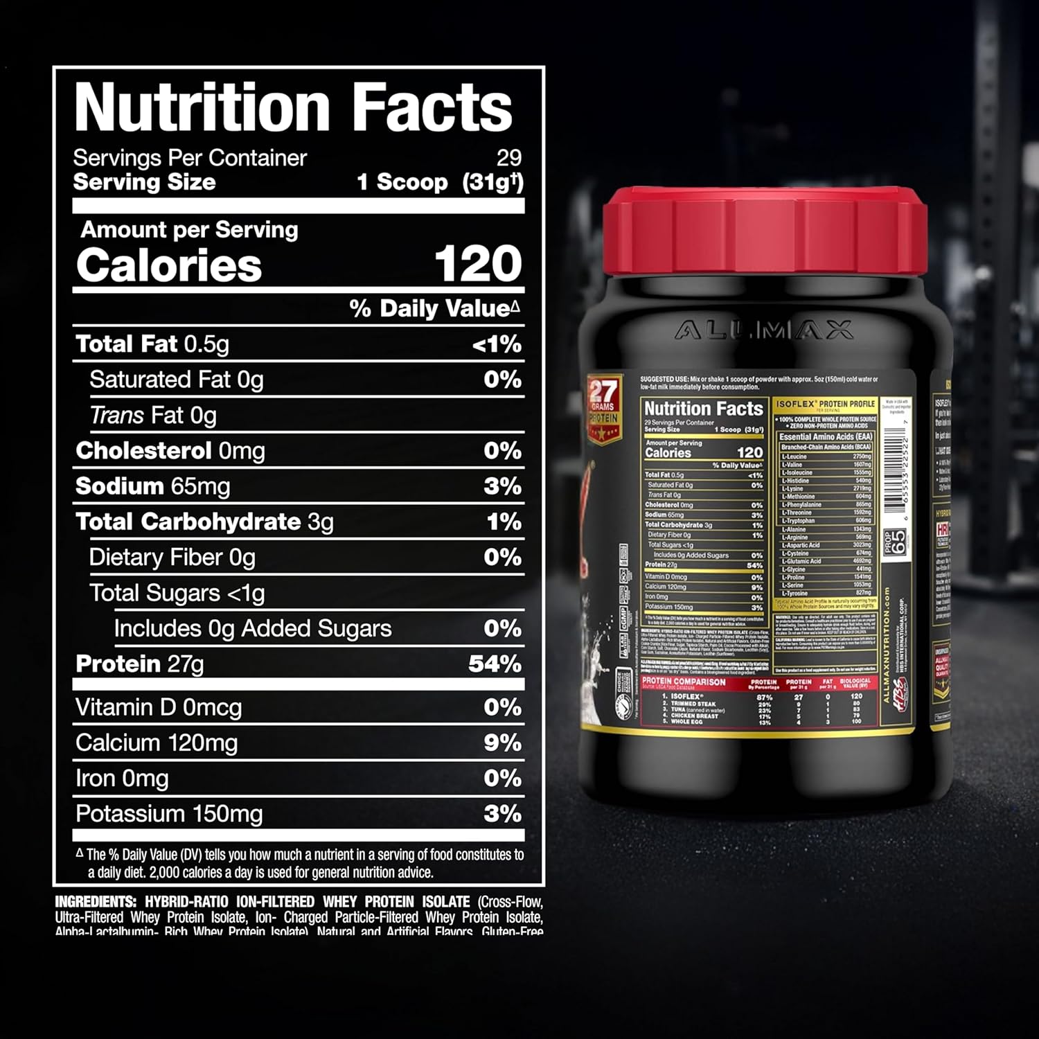  كوكيز وكريمة Allmax Isoflex 2 رطل 