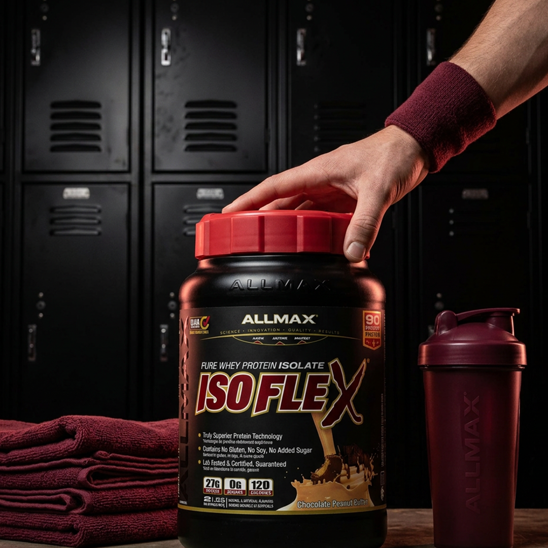  زبدة الفول السوداني بالشوكولاتة من Allmax Isoflex، 2 رطل 