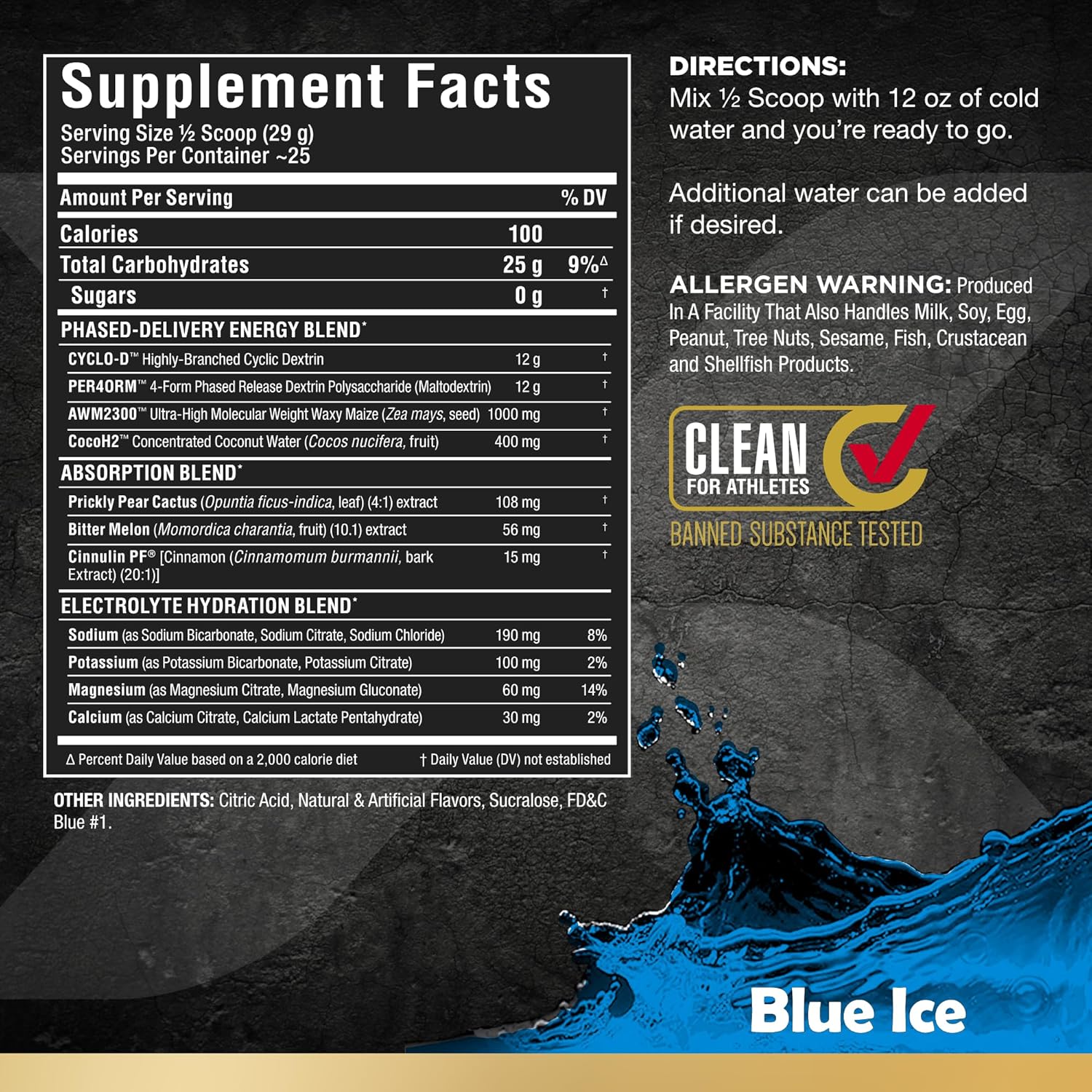  Allmax Carbion 725G Blue Ice 