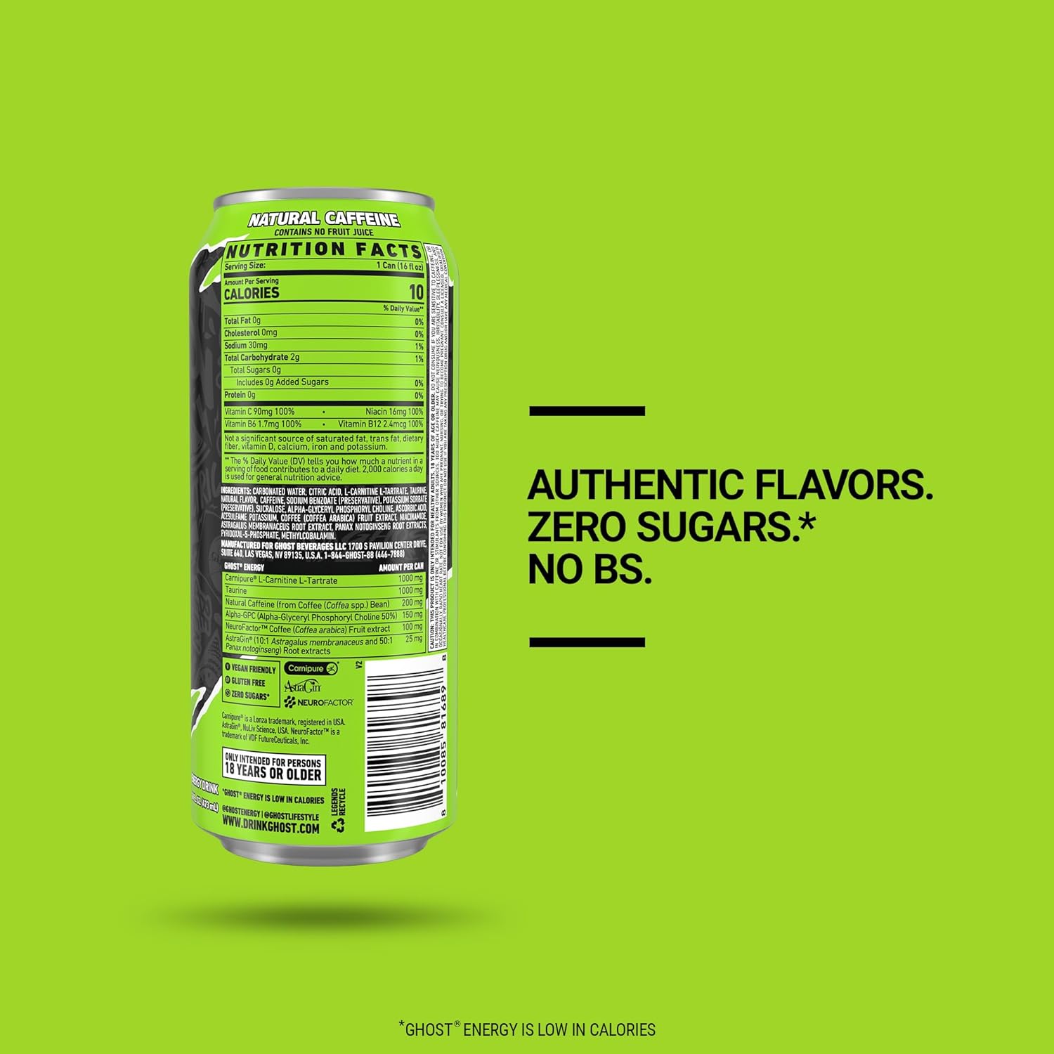  Ghost Energy drink Electric limeade 473ml 