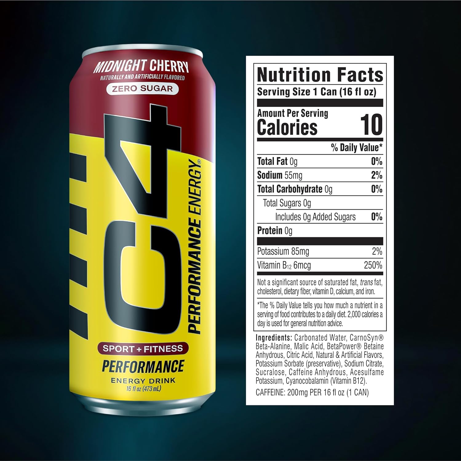  C4 Energy Crb Midnight Cherry Slice  