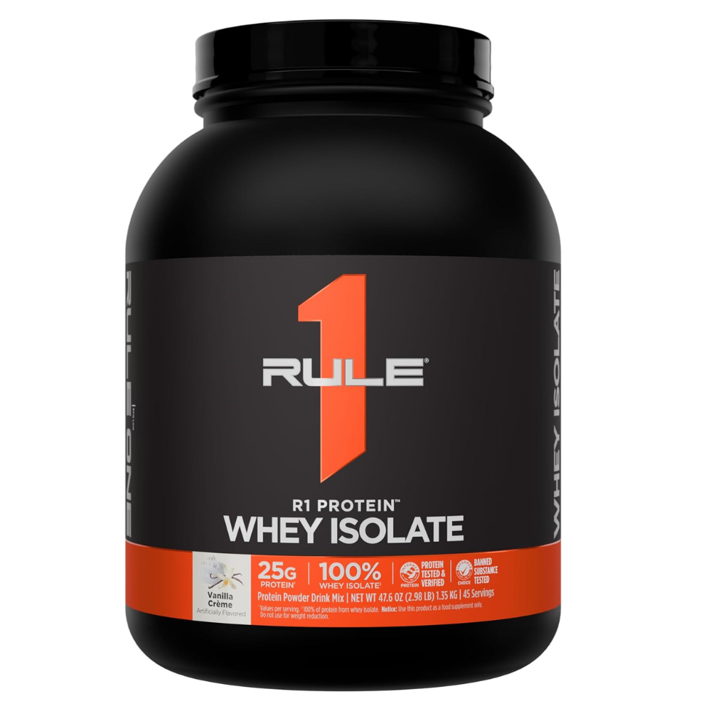  Rule One Proteins R1 Protein Whey Isolate 3lb - Vanilla Creme 