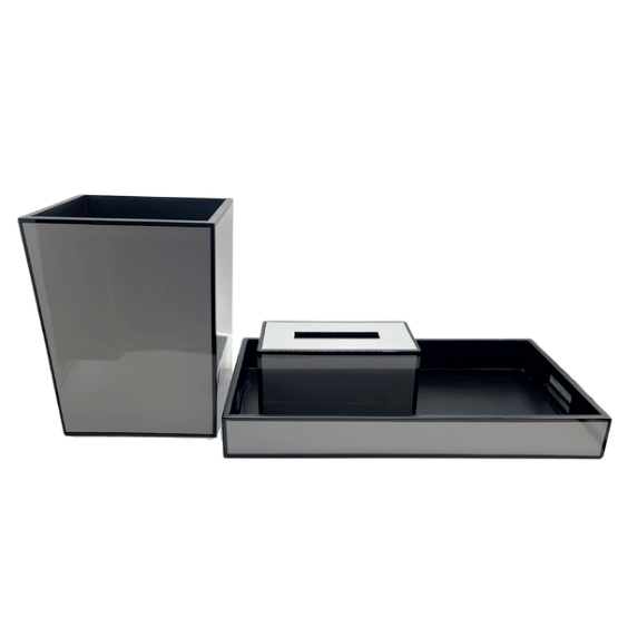 طقم علبه زباله وزباله مع صينيه