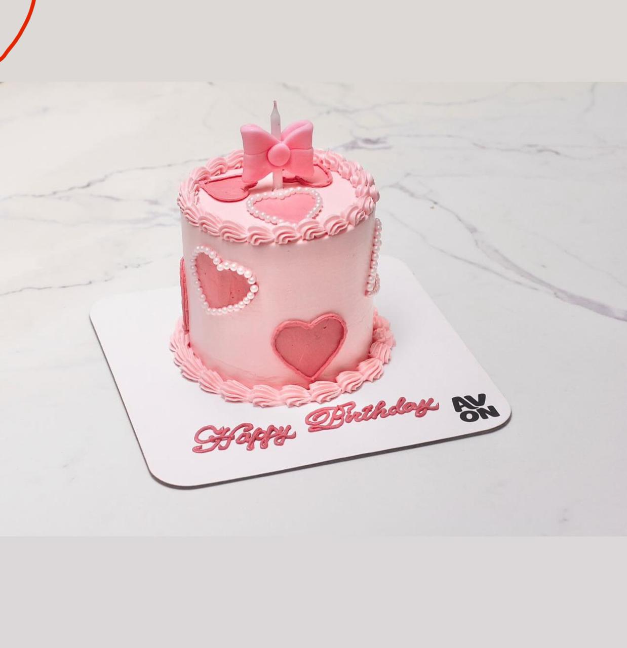 pink cake