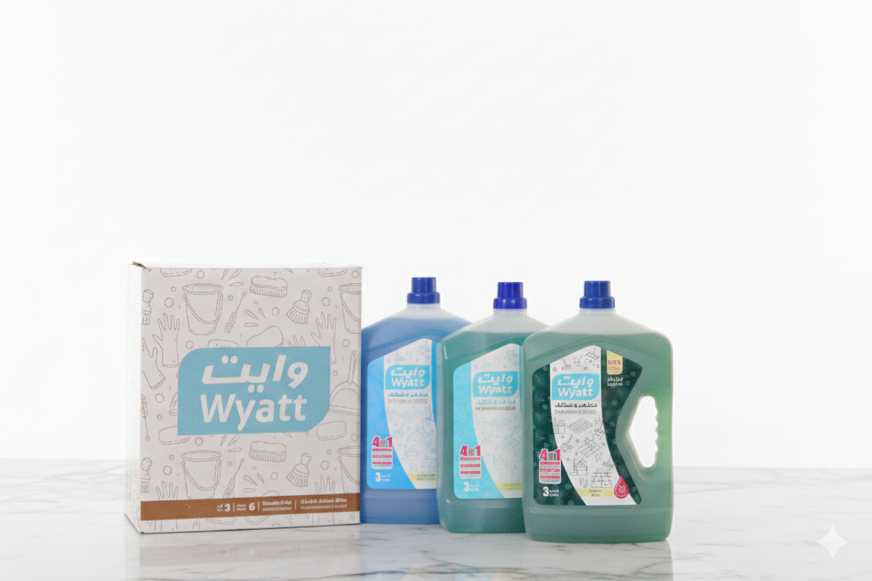 بخاخات متنوعة + مطهر ارضيات  