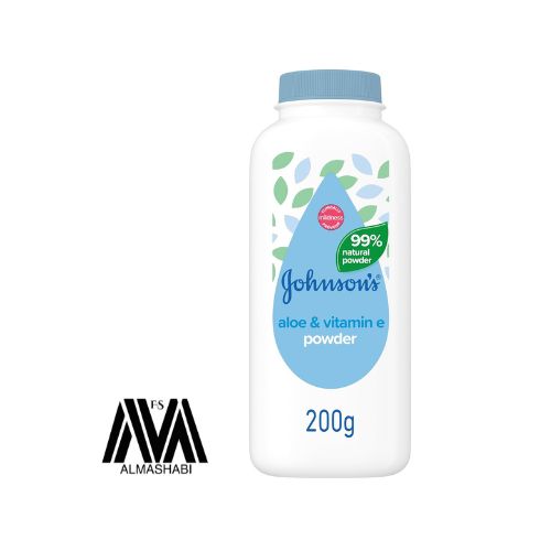  Johnson's baby powder with aloe vera and vitamin E 200 grams 