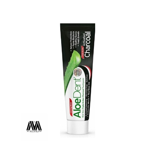  AloeDent Natural Activated Charcoal Toothpaste - 100ml 