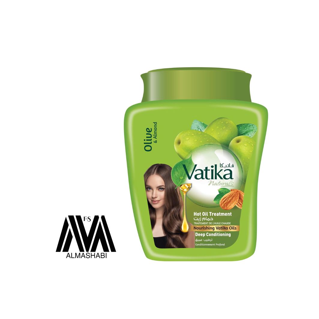 Vatika Moisturizing Oil Bath with Olive and Almond Extracts 500 g 