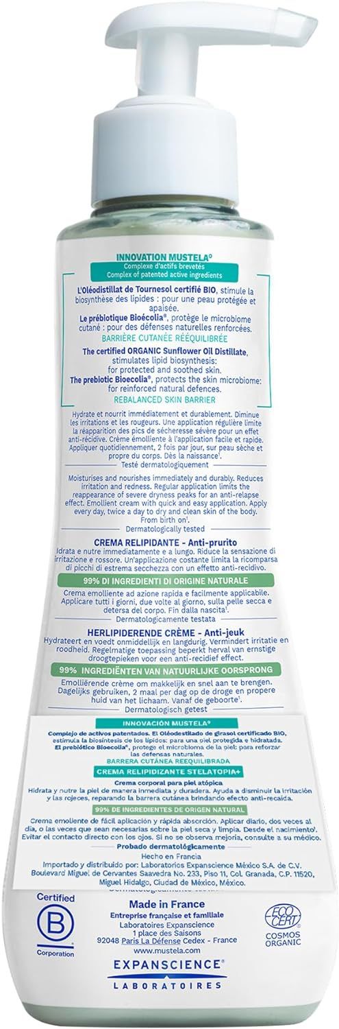  Mustela Stelatopia+ Organic Anti-Scratching Cream 300 ml 