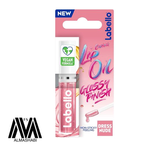  Labello Dress Beige Nude Lip Moisturizing and Care Oil, 5.5 ml 