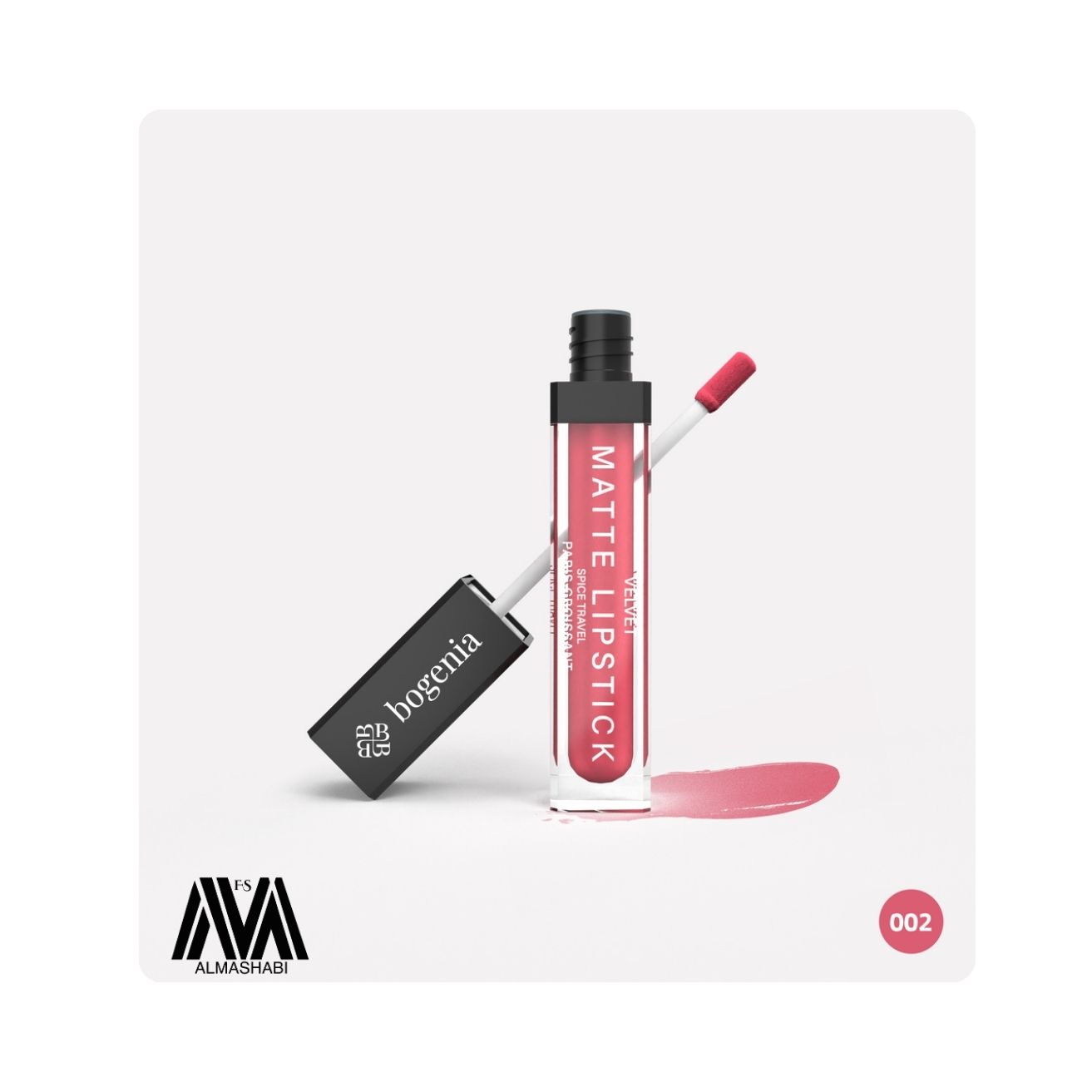  Bogenia MATTE LIPSTICK VELVET PARIS CROISSANT BG720.002 