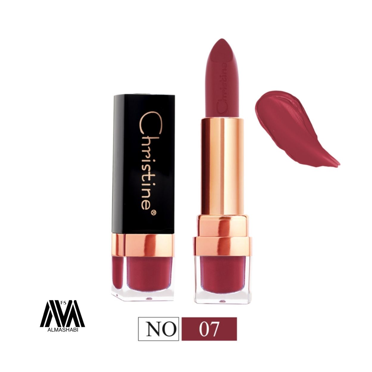 Christine CH-020 Matte Lipstick Berry 3 No. 07 