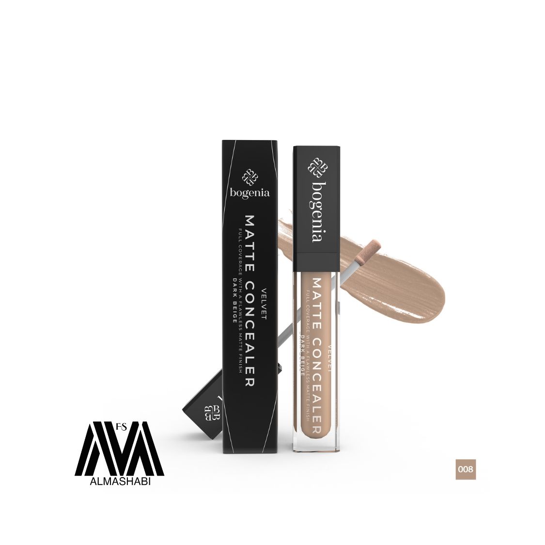  Bogenia VELVET MATTE CONCEALER DARK BEIGE BG620.008 