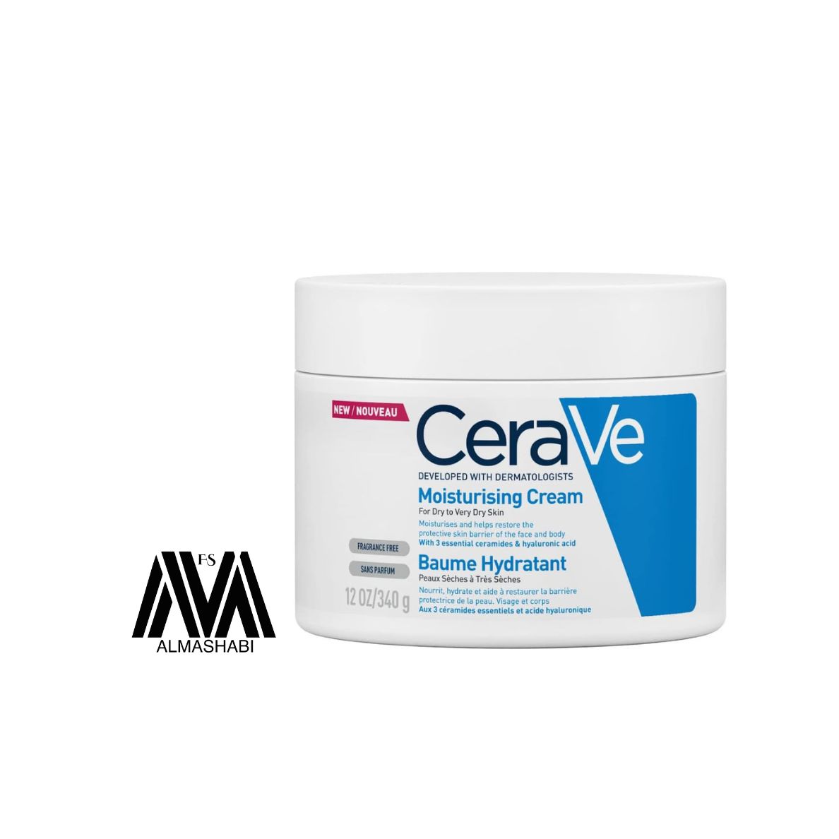  CeraVe Moisturizing Cream for Dry Skin 340g 