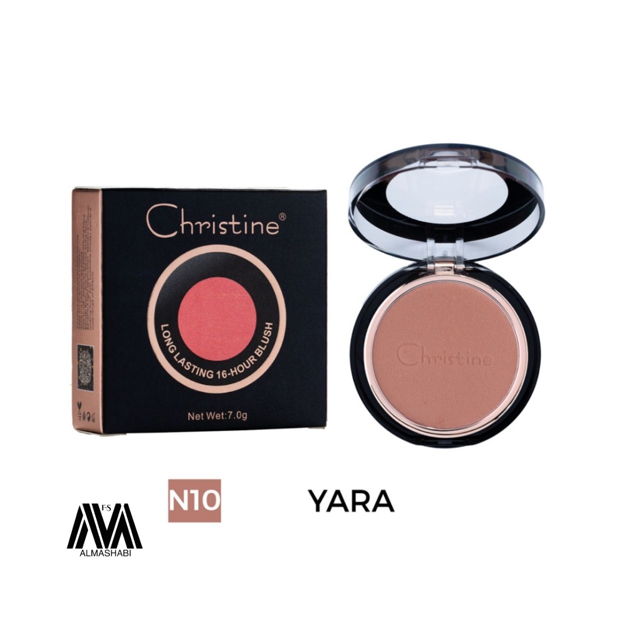  Christine CH-109 Long-lasting Blush N10 