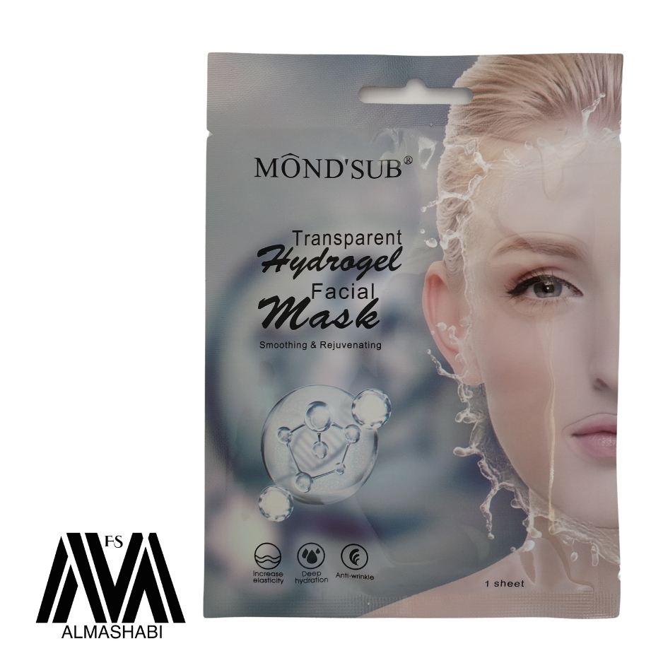  Transparent hydrogel face mask from mondsoap 
