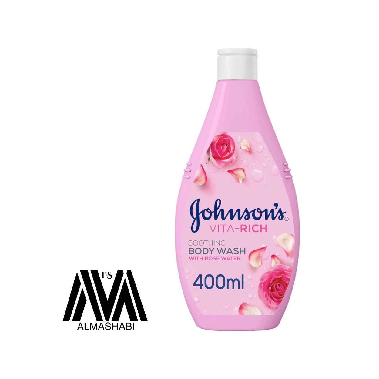  Johnson's Body Wash Rose Water Shower Gel 400 ml 