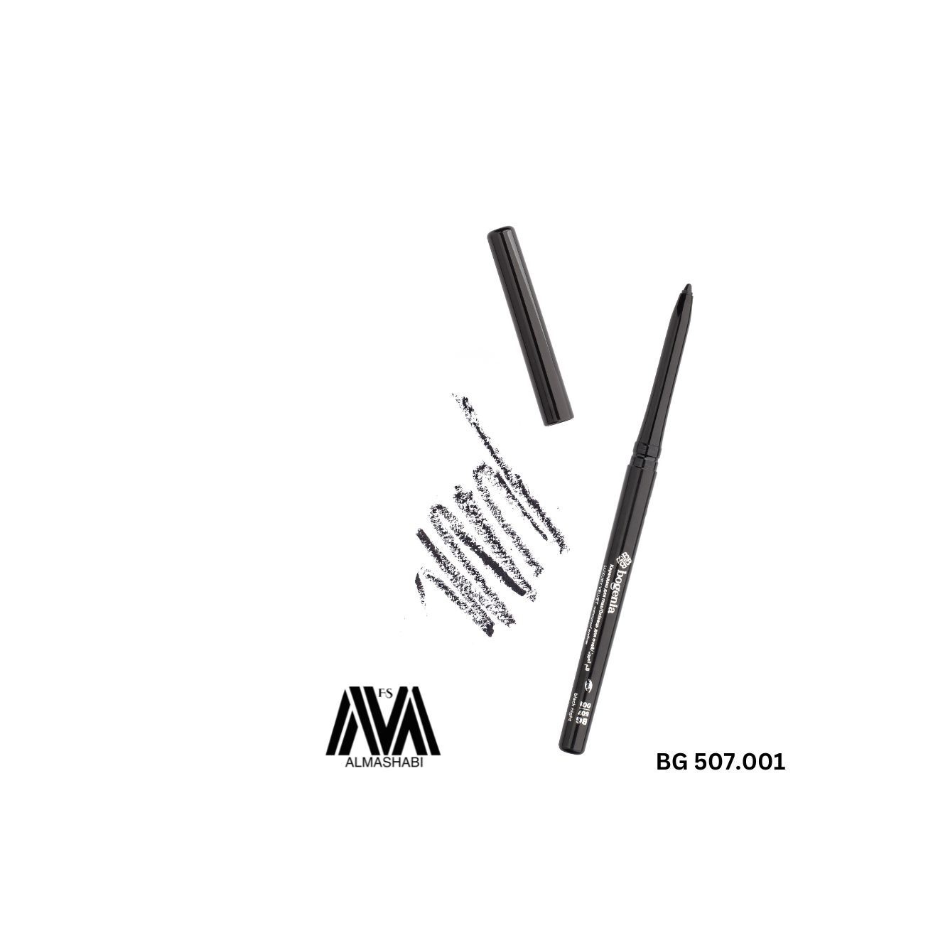  قلم العيون لوكسري فيلفيت بلاك نايت من بوغينيا BG507.001 