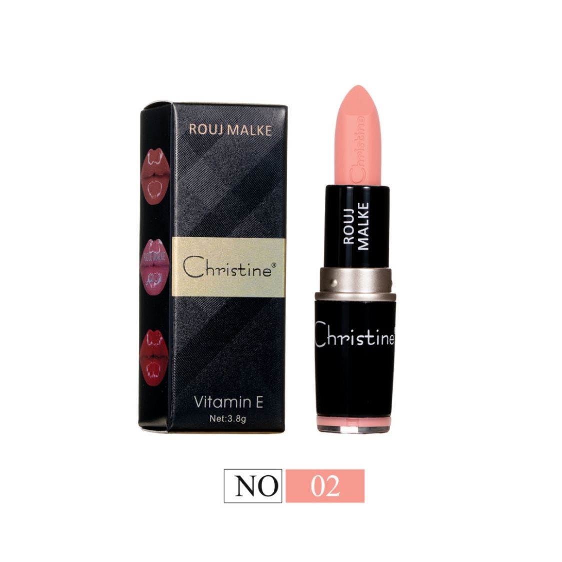  Royal Lipstick No. 02 by Christine CH021 