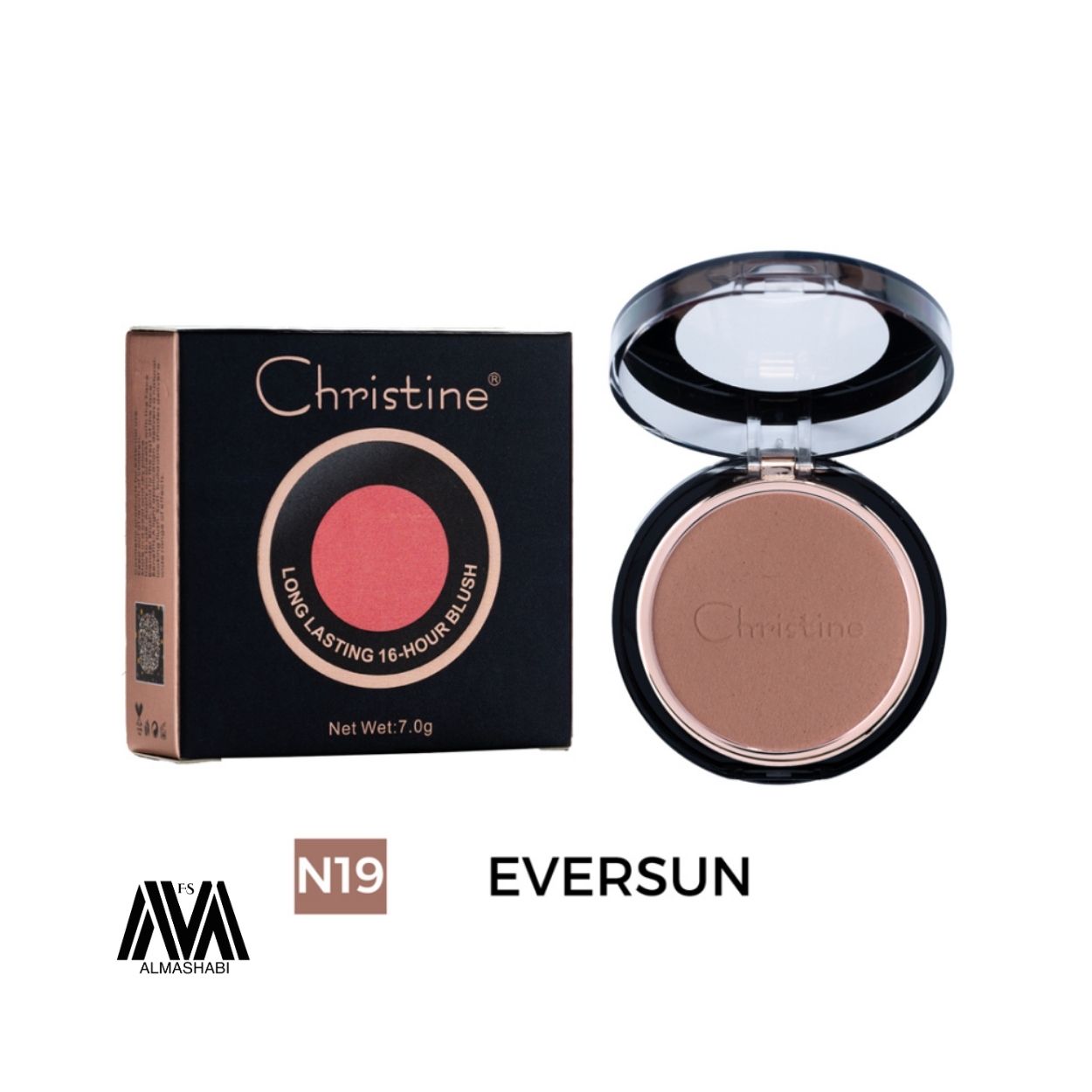  Christine CH-109 Long-lasting Blush N19 
