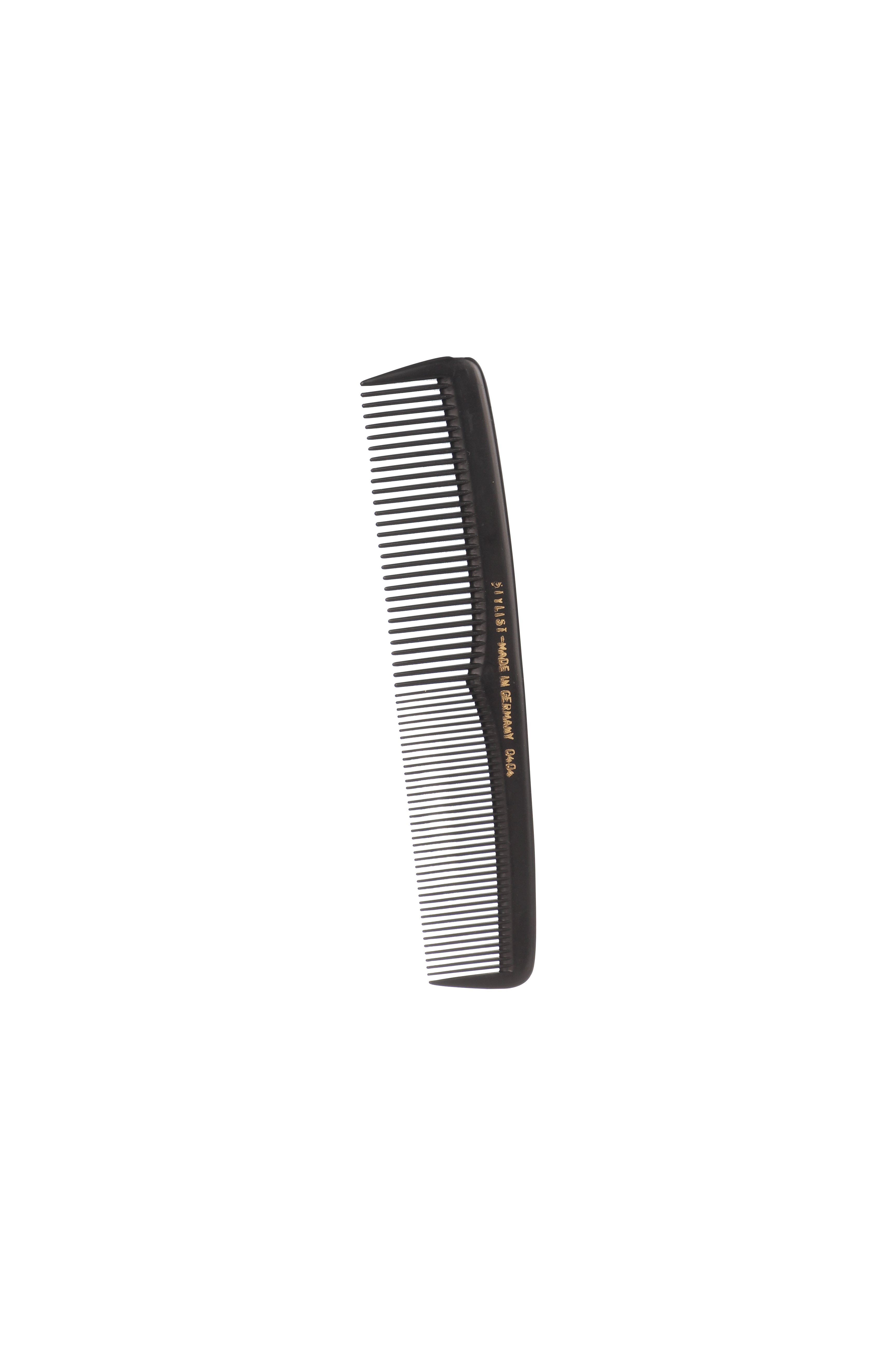  0381-German Stylist Comb Black 17.5cm 